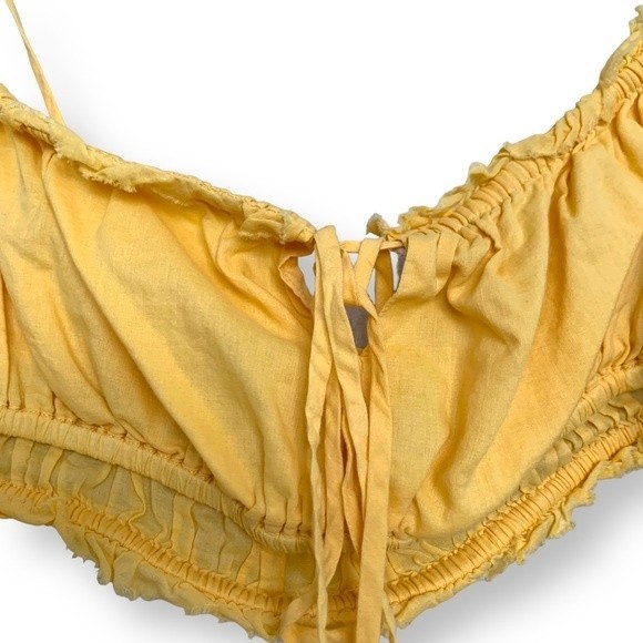 Bec + Bridge Skirt Set Alexandra Crop Top Ellie Maxi Skirt Straw Yellow - Picture 6 of 15